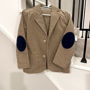 Custom made boys blazer size 4T with patch elbows
